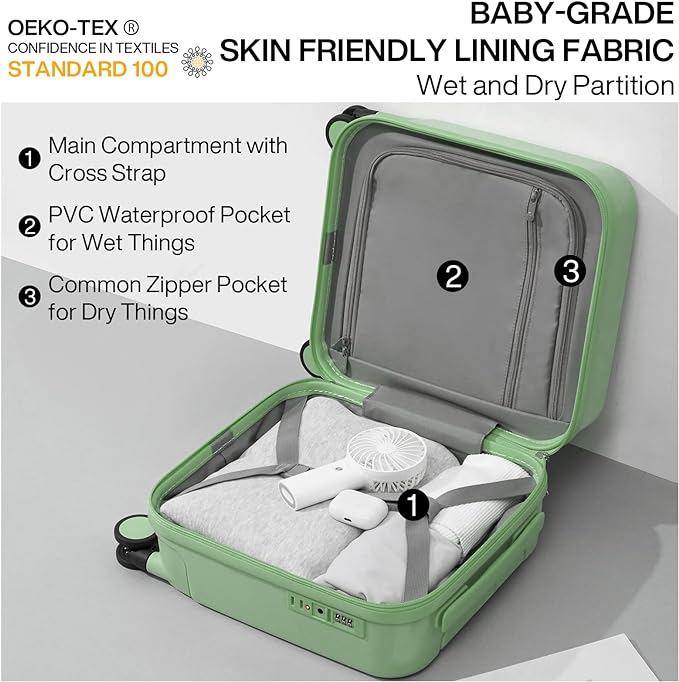 MIXI PURISTIC IN AVOCADO GREEN - 14 INCH