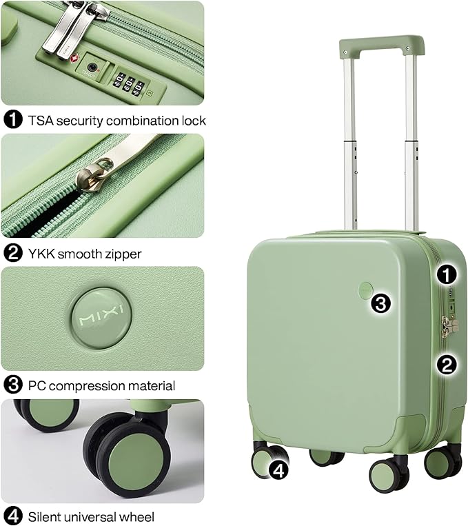 MIXI PURISTIC IN AVOCADO GREEN - 14 INCH