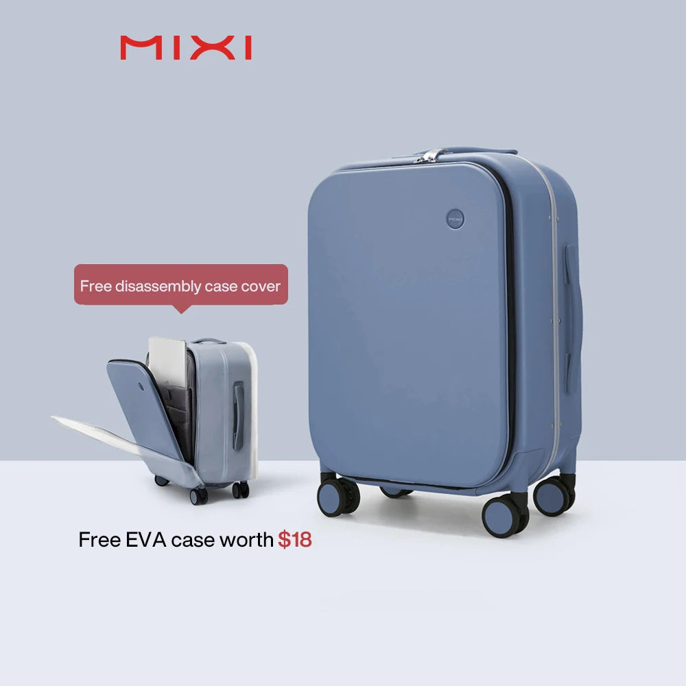 Mixi with Front Opening Laptop Pocket in Sapphire Blue - 18 Inch