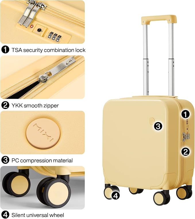 MIXI PURISTIC IN LARK YELLOW - 14 INCH