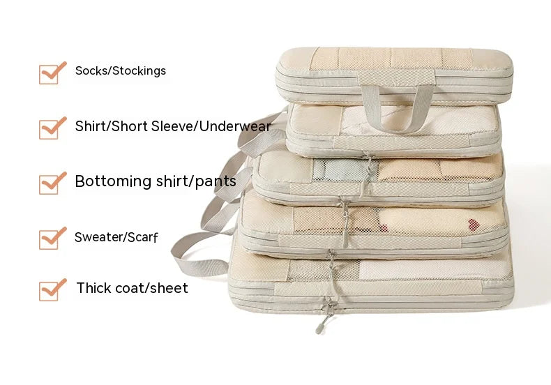 Travel Cases Compression Packing Cubes