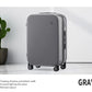 Mixi Design Travel Luggage Carry On in Rock Grey - 20 Inch
