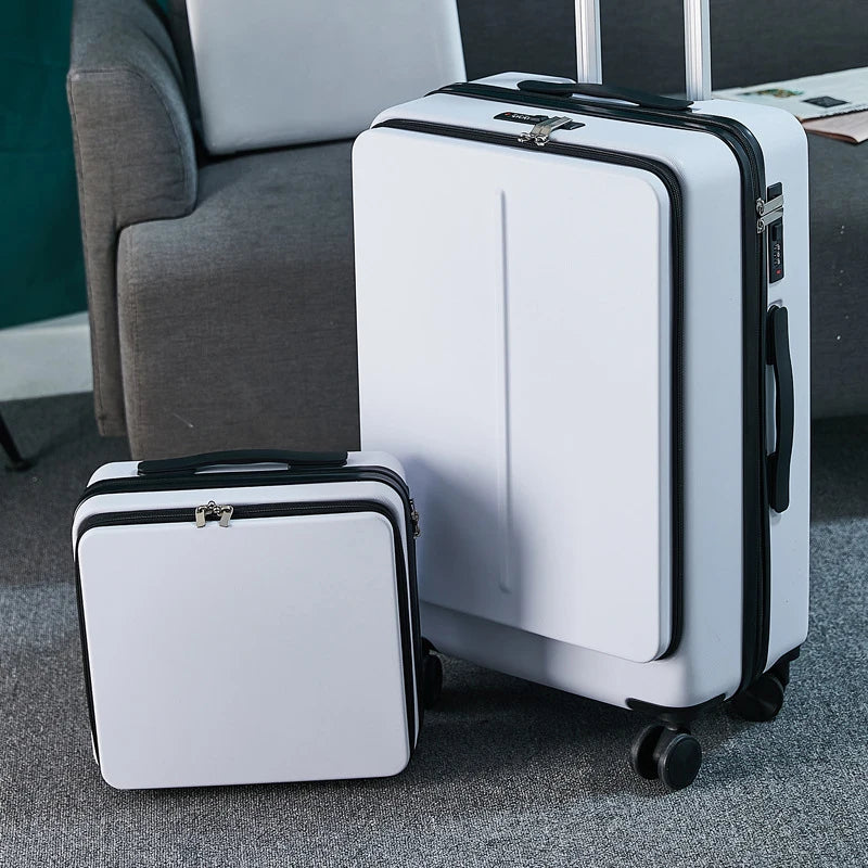 FirstMeet Pro Travel Cabin Bags in White