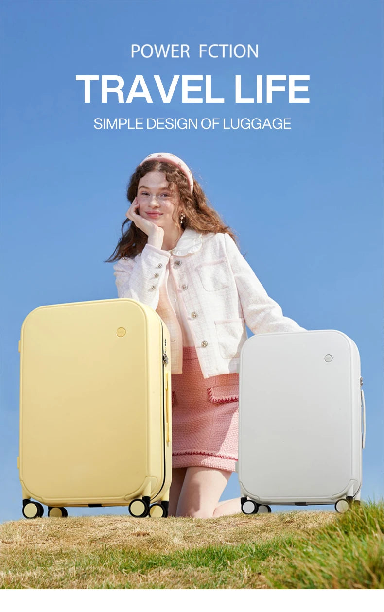Mixi Puristic Carry On in Lark Yellow - 20 Inch
