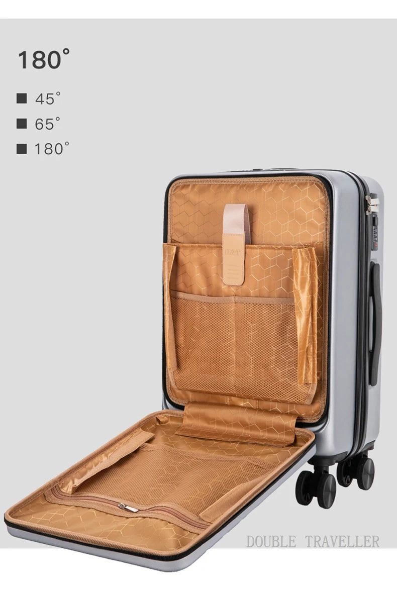 FirstMeet Pro Travel Cabin Bags in White