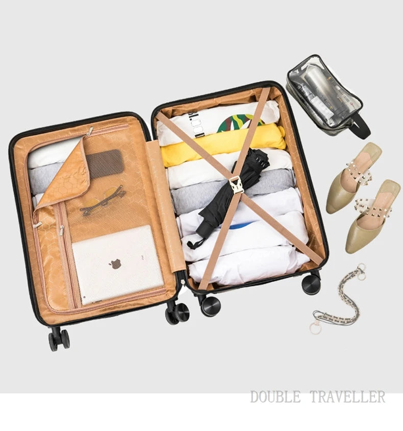 FirstMeet Pro Travel Cabin Bags in White