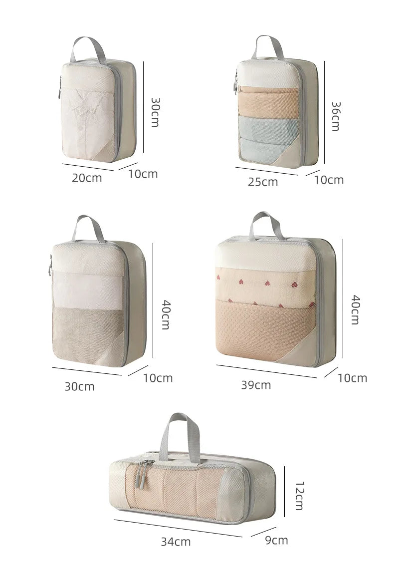 Travel Cases Compression Packing Cubes