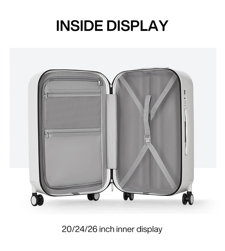 Mixi Design Travel Luggage Carry On in Rock Grey - 20 Inch