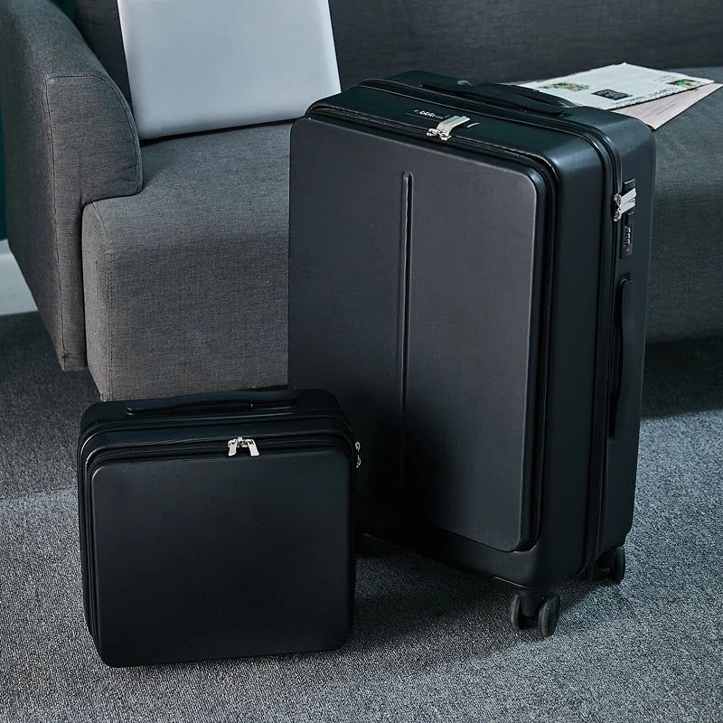 FirstMeet Pro Travel Cabin Bag in Black